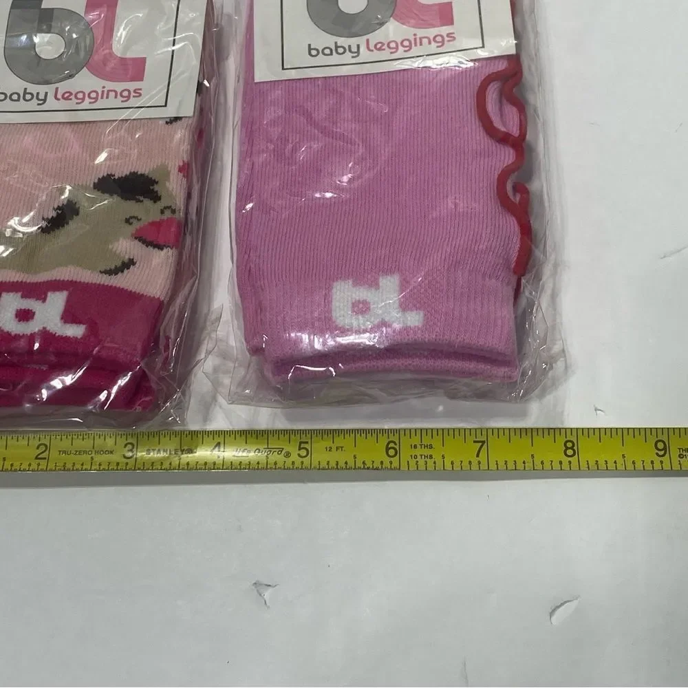 Baby Leggings BL Brand Pink Leggings For Babies 2 Pair Sealed